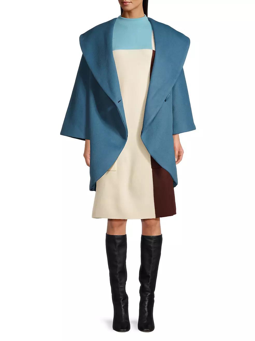 Wool Cocoon Coat Product Image