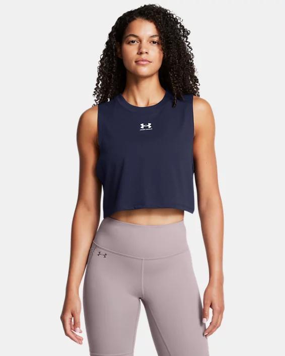 Womens UA Cropped Logo Tank Product Image