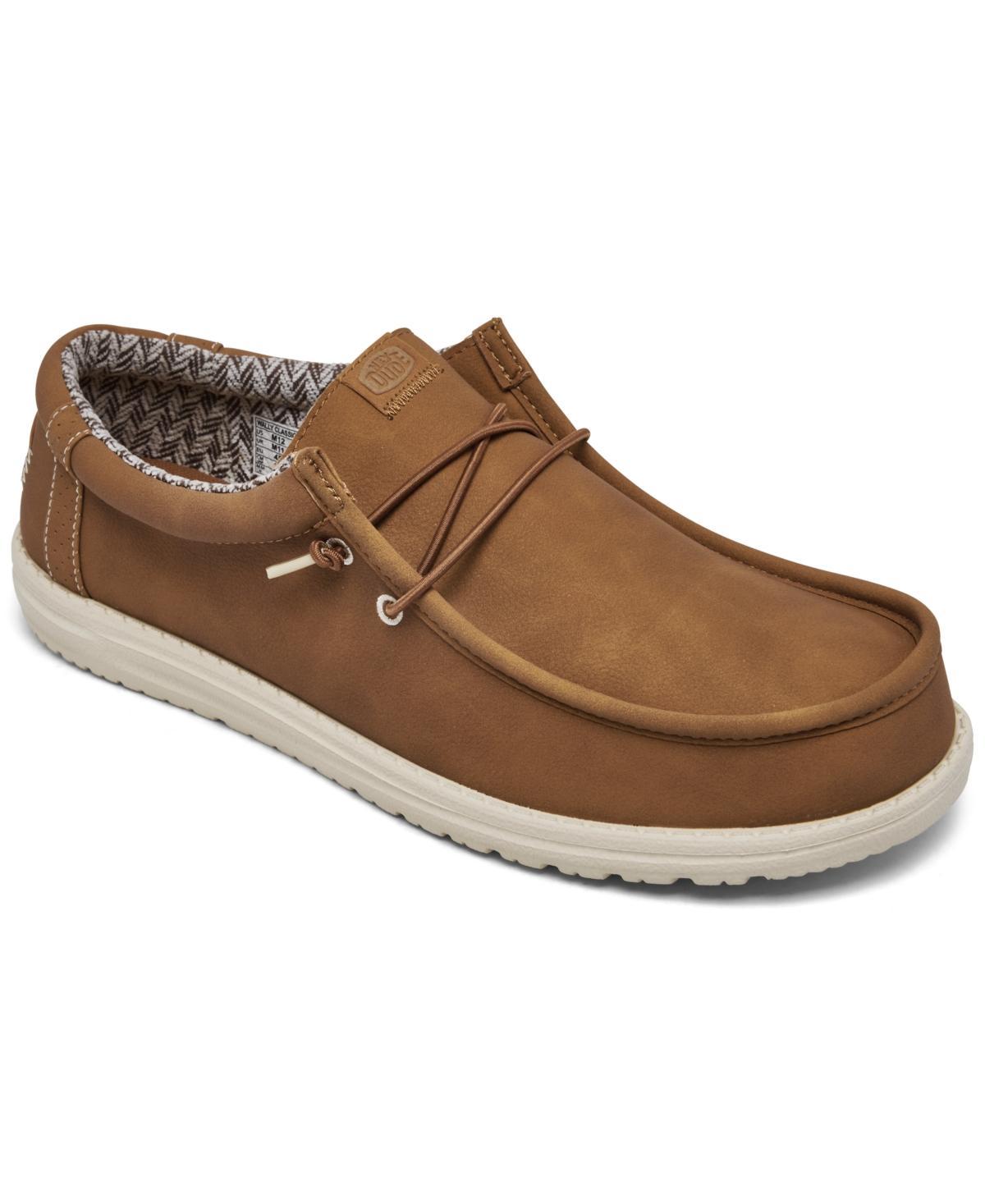 Hey Dude Mens Wally Classic Slip-On Casual Moccasin Sneakers from Finish Line Product Image