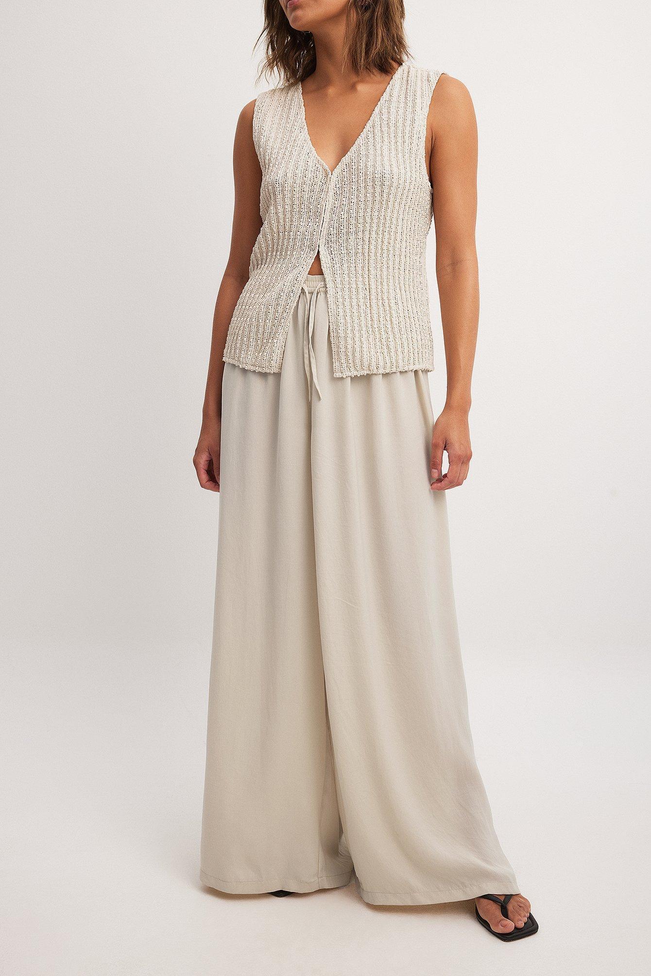 High Waist Wide Leg Pants Product Image