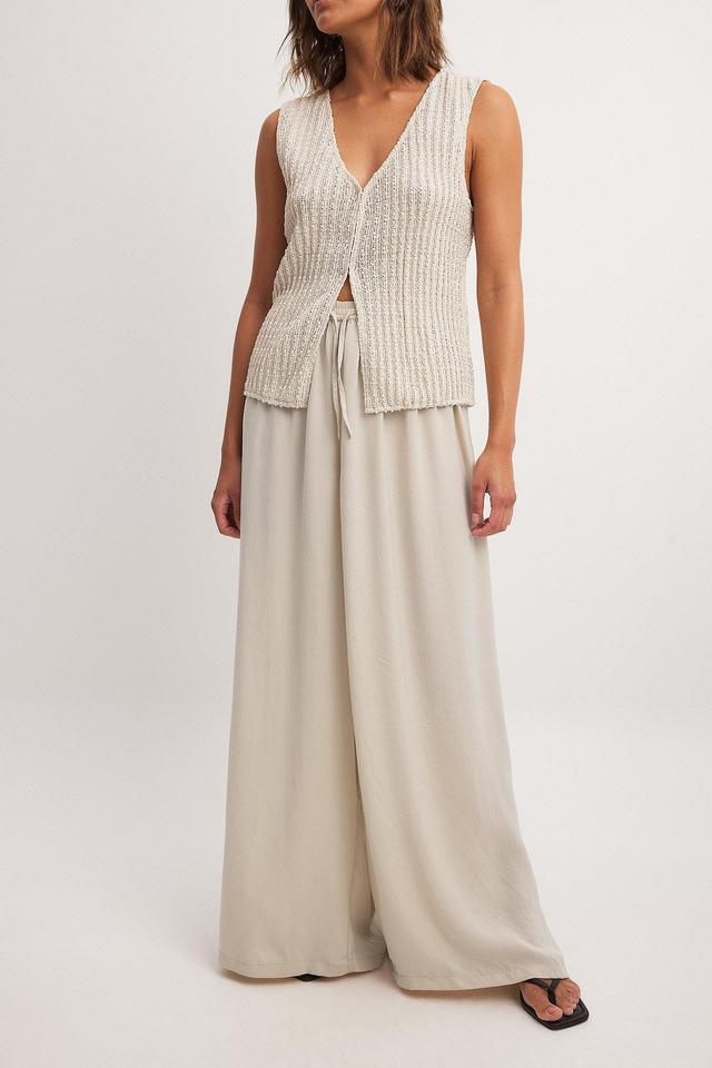 High Waist Wide Leg Pants Product Image