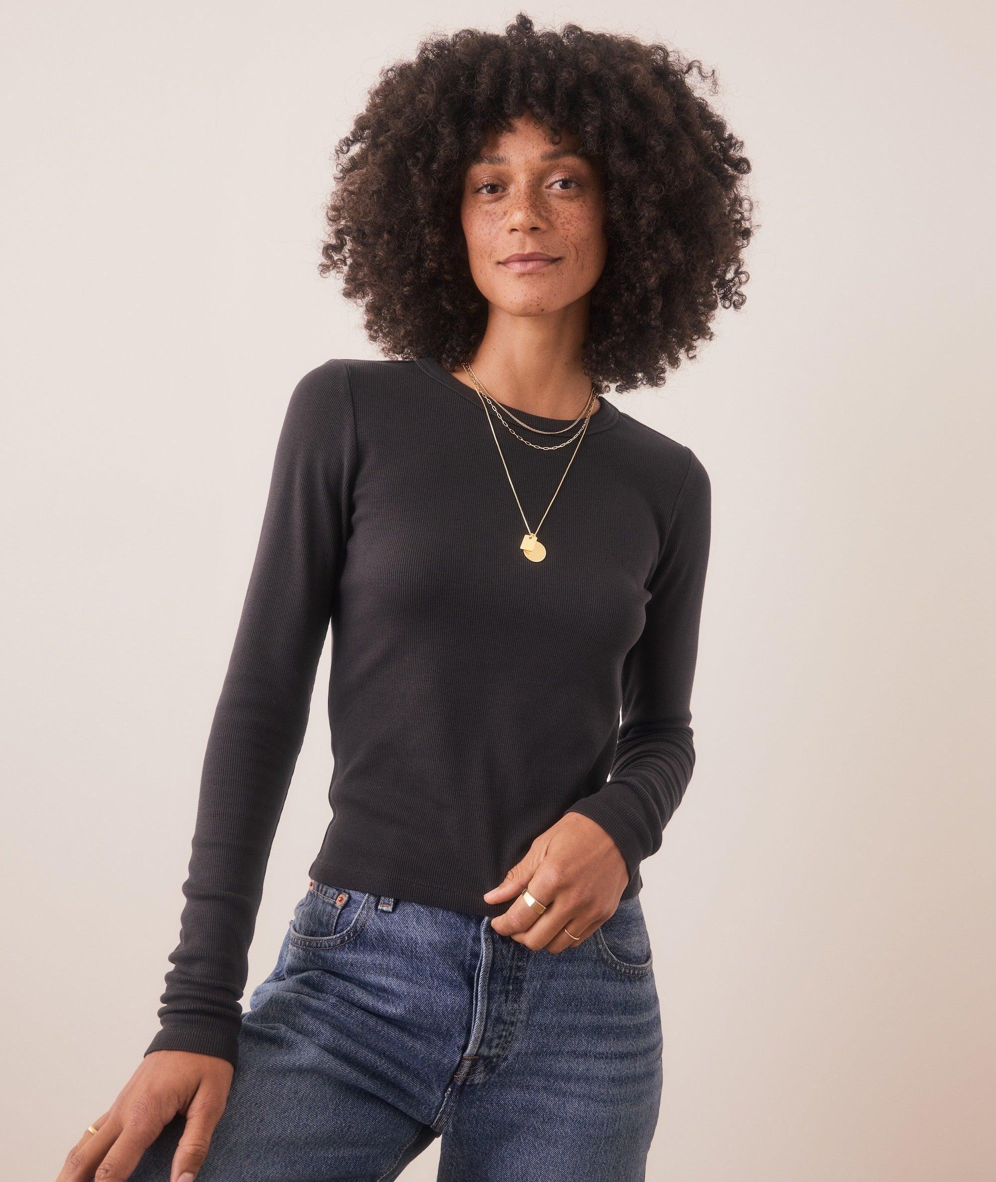 Lexi Rib Sun-In Longsleeve Crew Tee product image