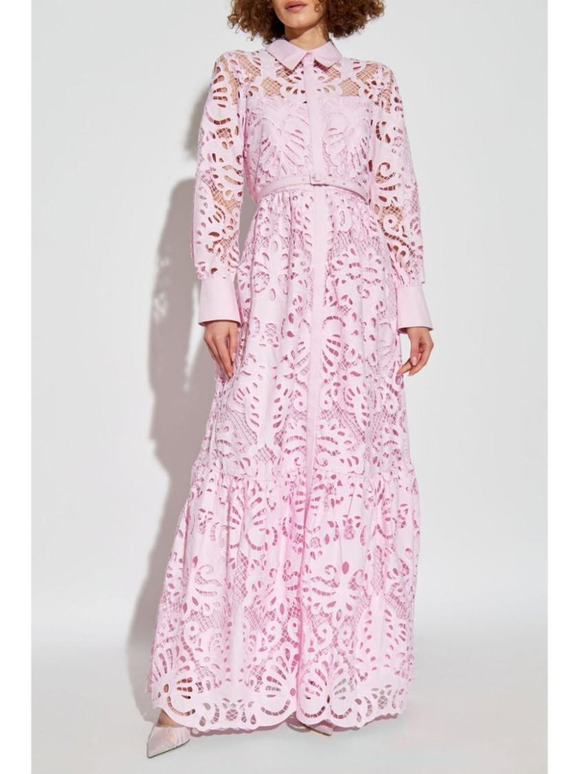 cotton lace maxi dress Product Image