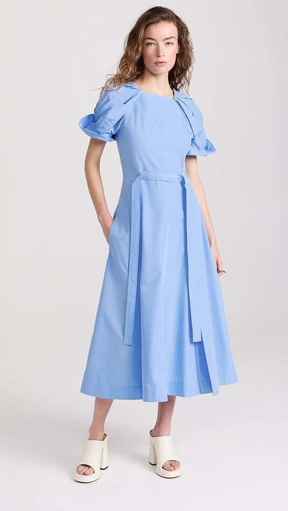 3.1 Phillip Lim Collapsed Bloom Sleeve Belted Dress | Shopbop Product Image