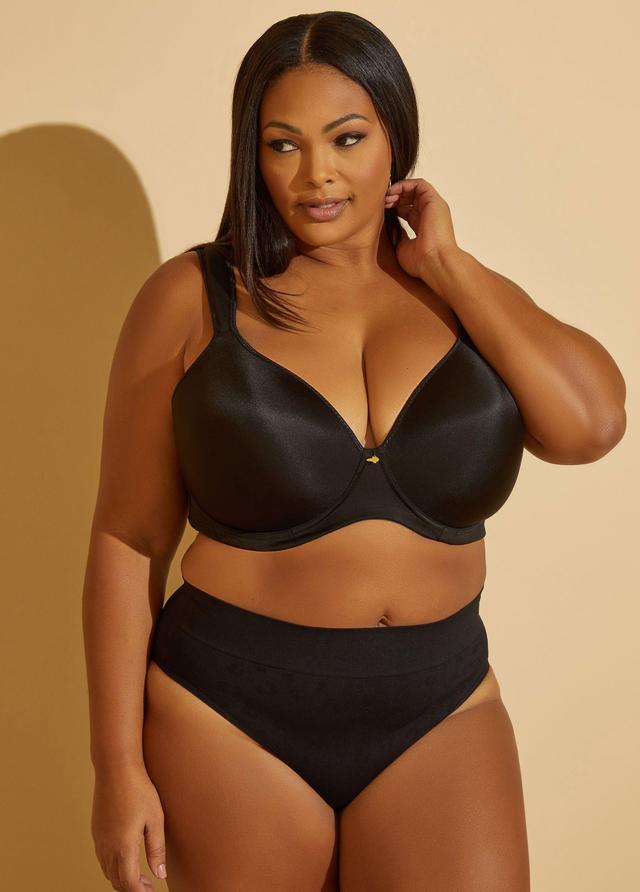 Plus Size Leopard High Cut Briefs Ashley Stewart Product Image