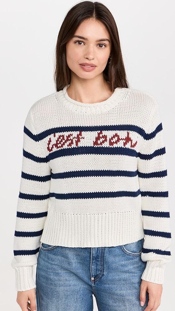 En Saison Helena Striped Sweater | Shopbop Product Image