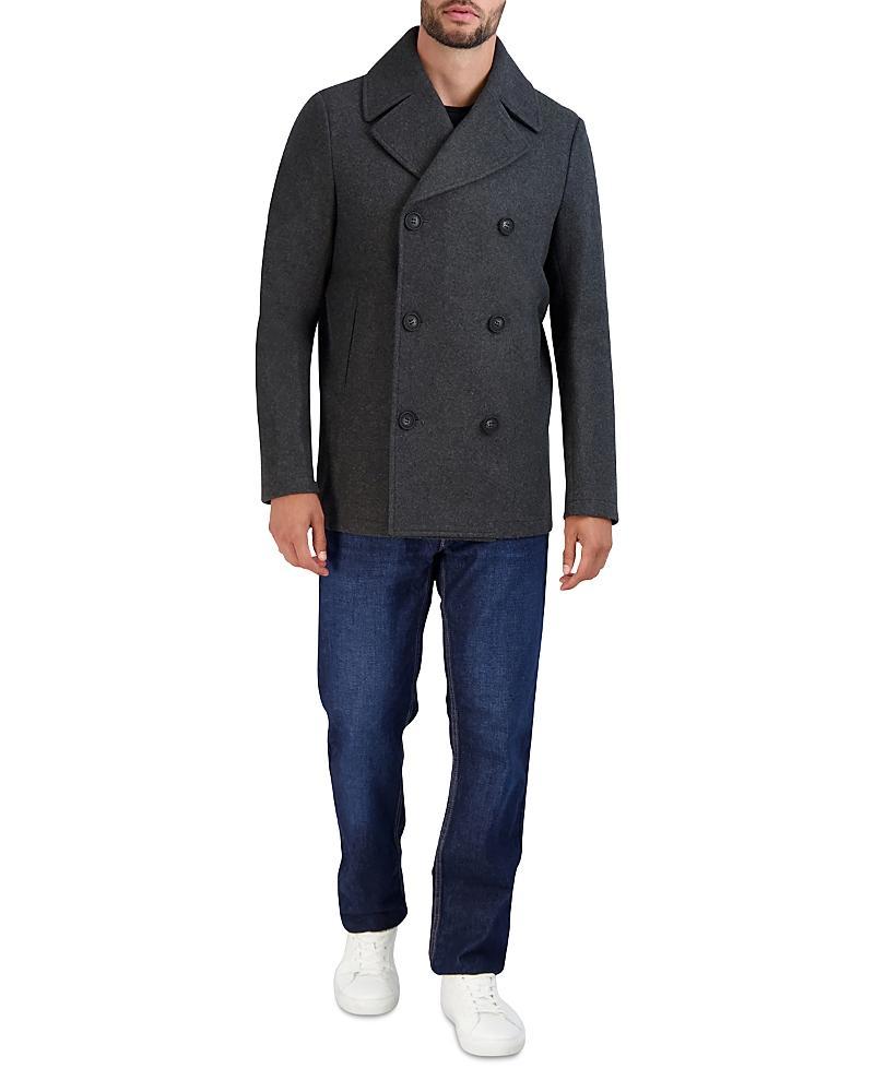 Mens Stretch Wool Peacoat Product Image