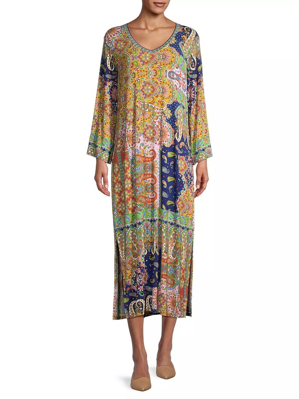 Breamar Night Paisley Maxi Dress Product Image