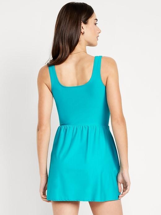 Side-Tie Swim Dress Product Image