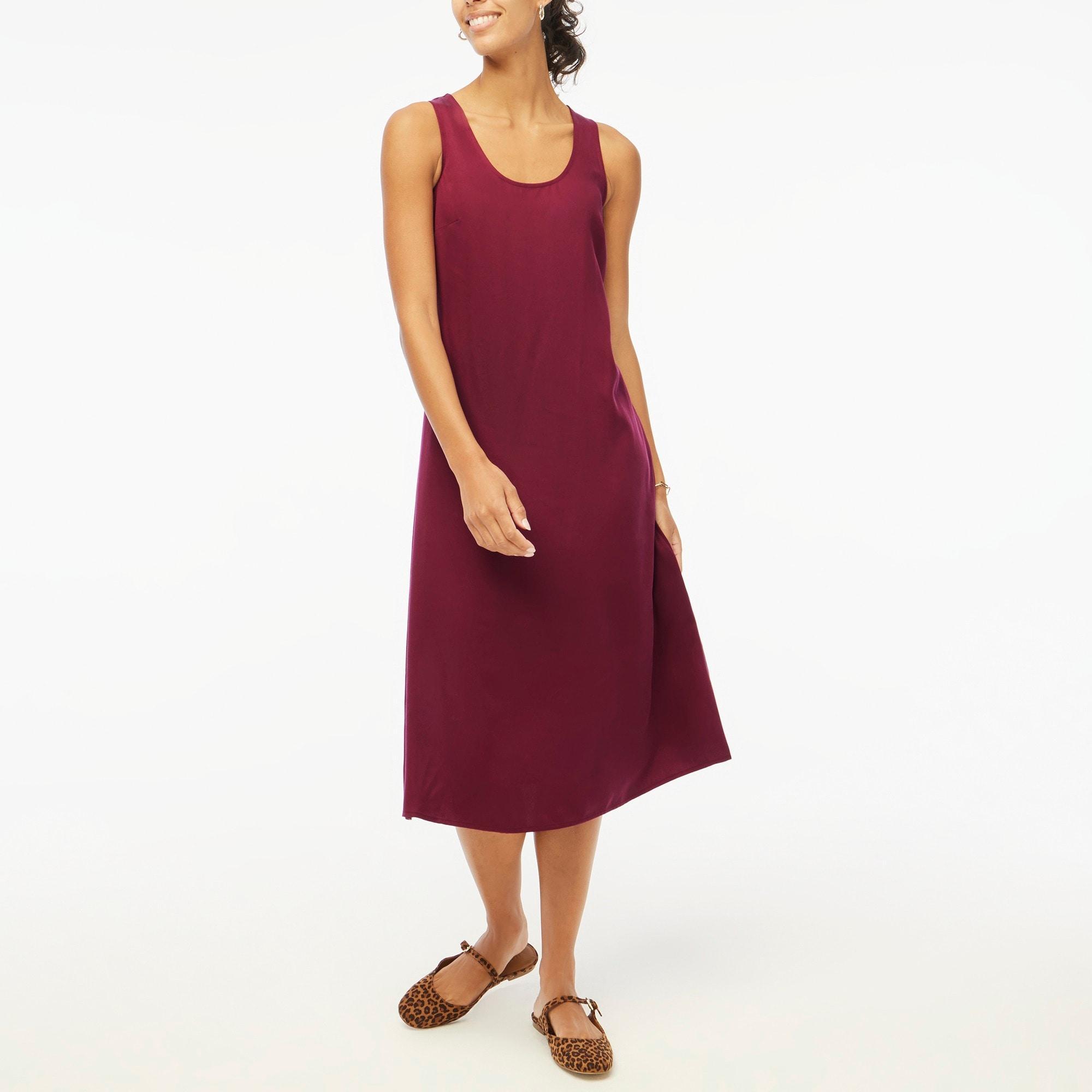 Twill slip dress Product Image