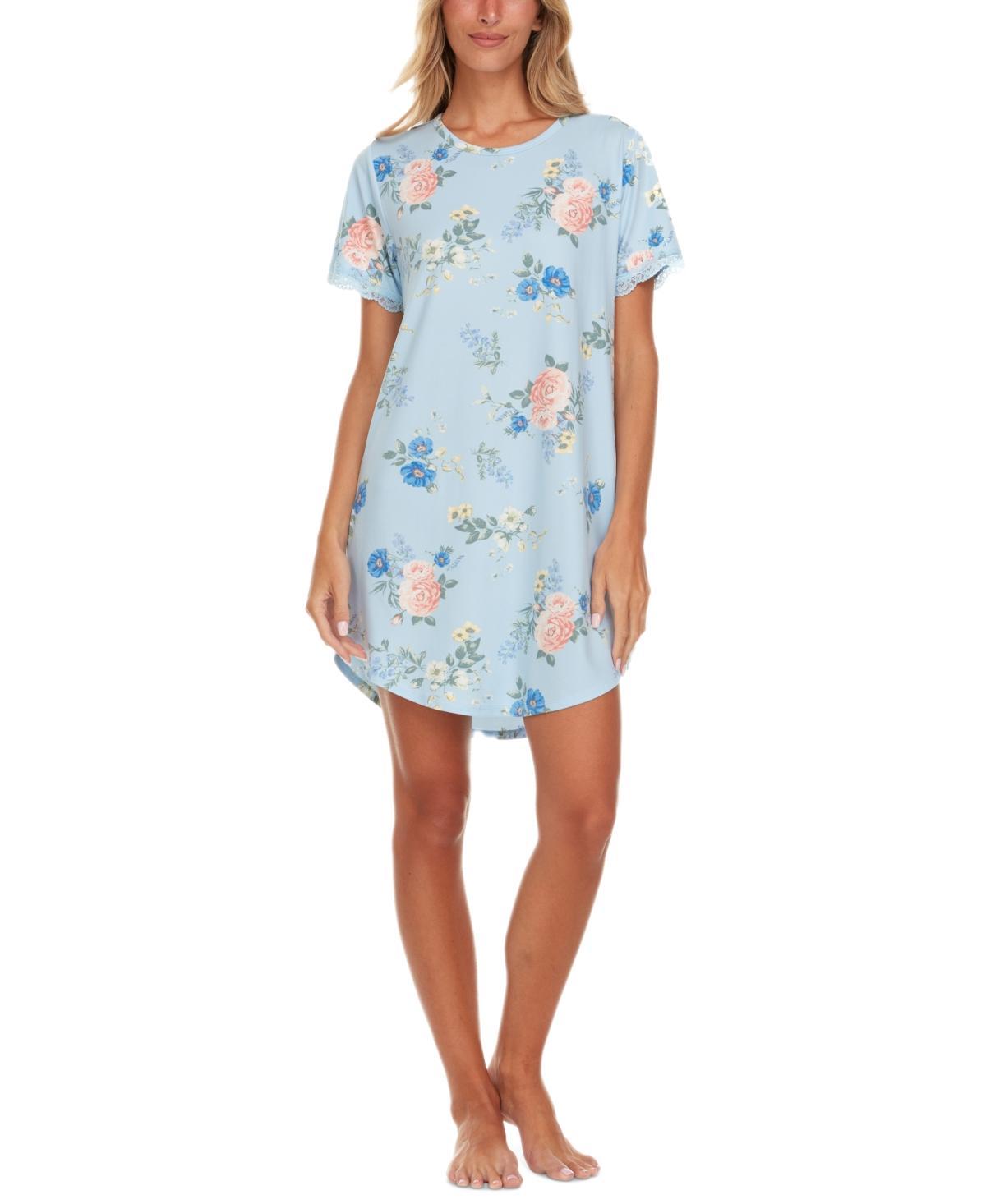 Flora by Flora Nikrooz Womens Kathleen Short Sleeve Sleepshirt Product Image