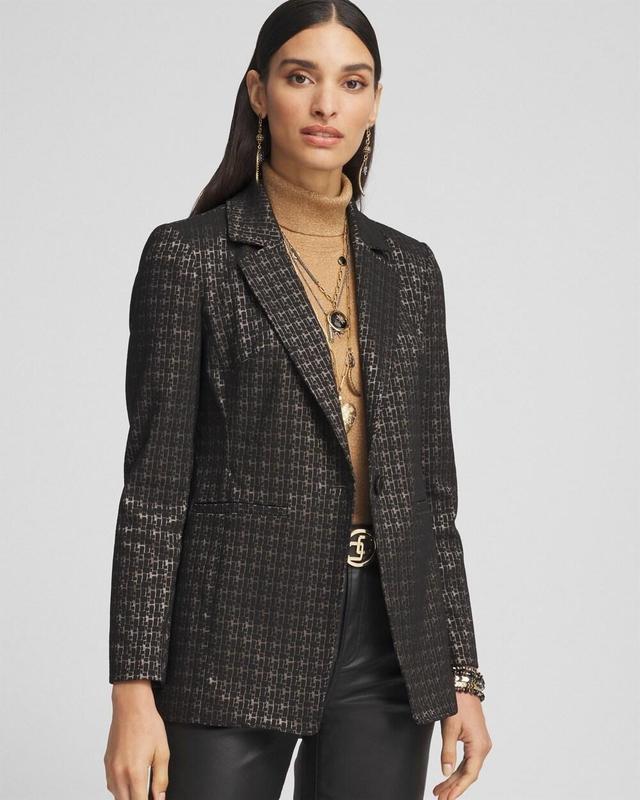 Women's Brigitte Metallic Tiles Blazer Product Image