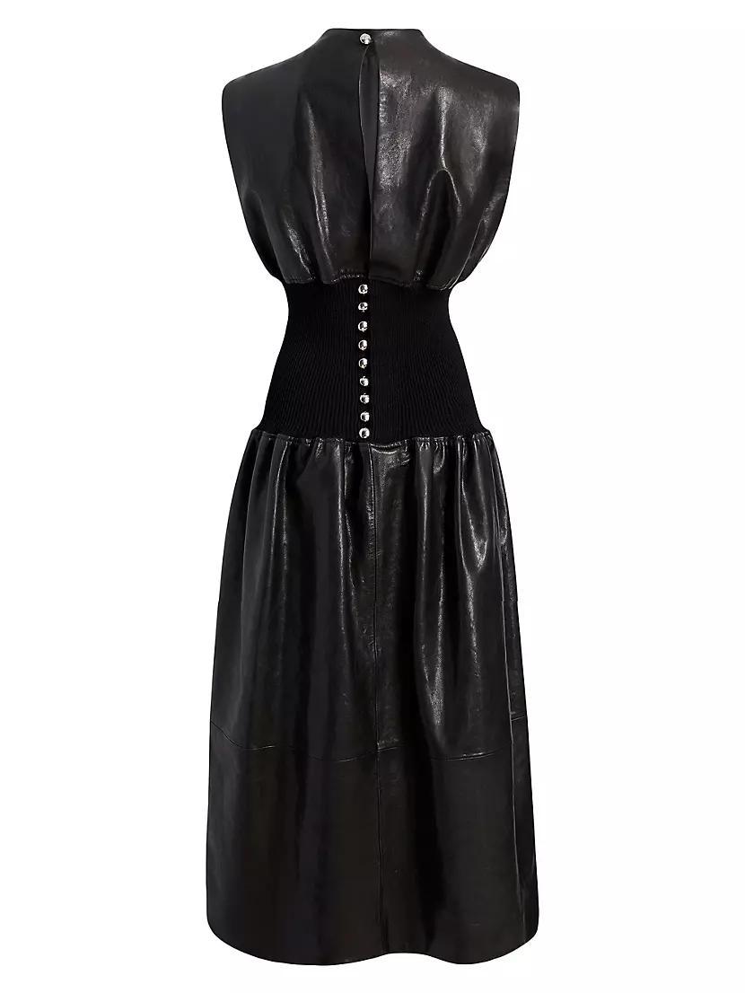 Uni Leather Corset Dress Product Image