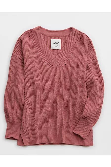 Aerie Beyond Chenille V-Neck Sweater Women's Product Image