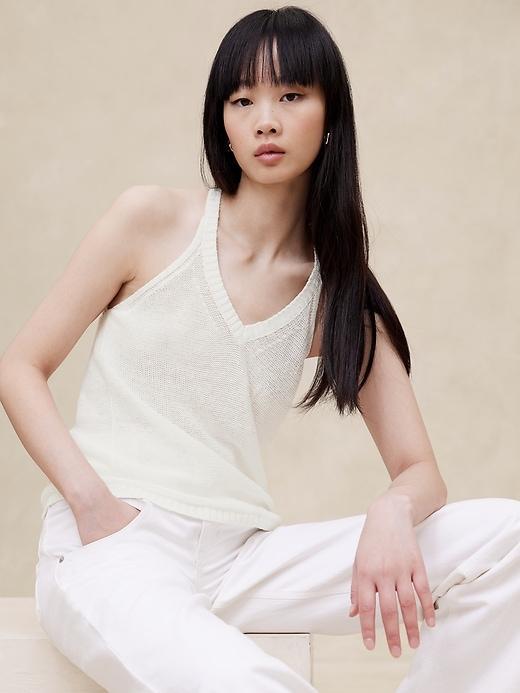 Teia Linen Sweater Tank Product Image