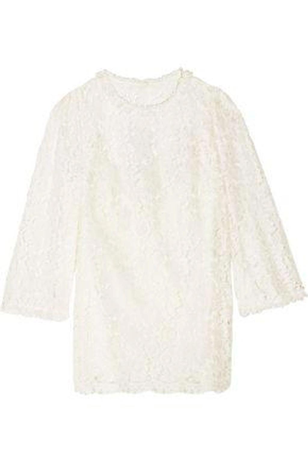 Woman Corded Lace Top White product image