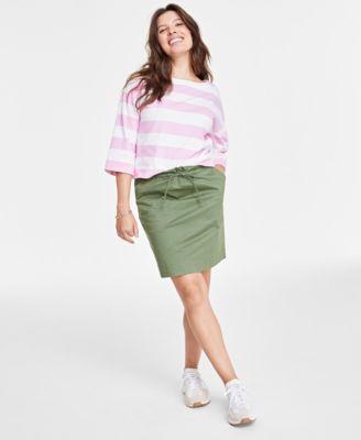 Women's Paperbag-Waist Mini Skirt, Created for Macy's product image