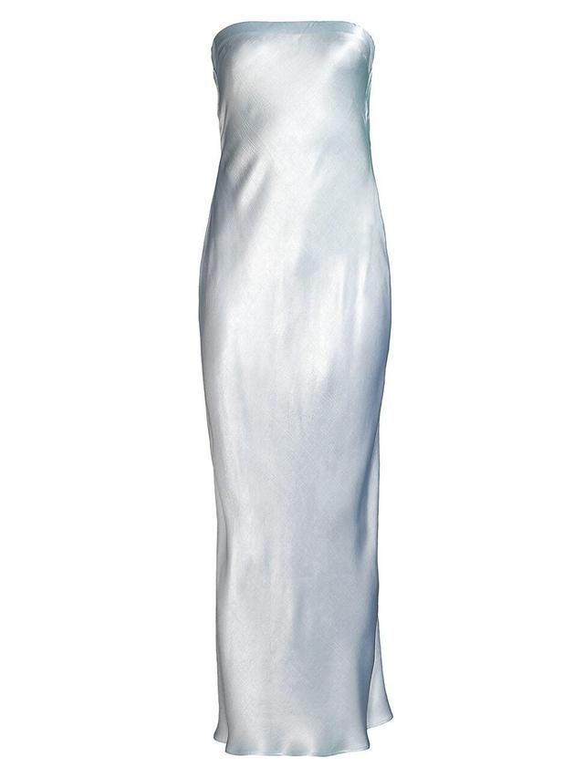 Womens Moondance Satin Strapless Dress Product Image