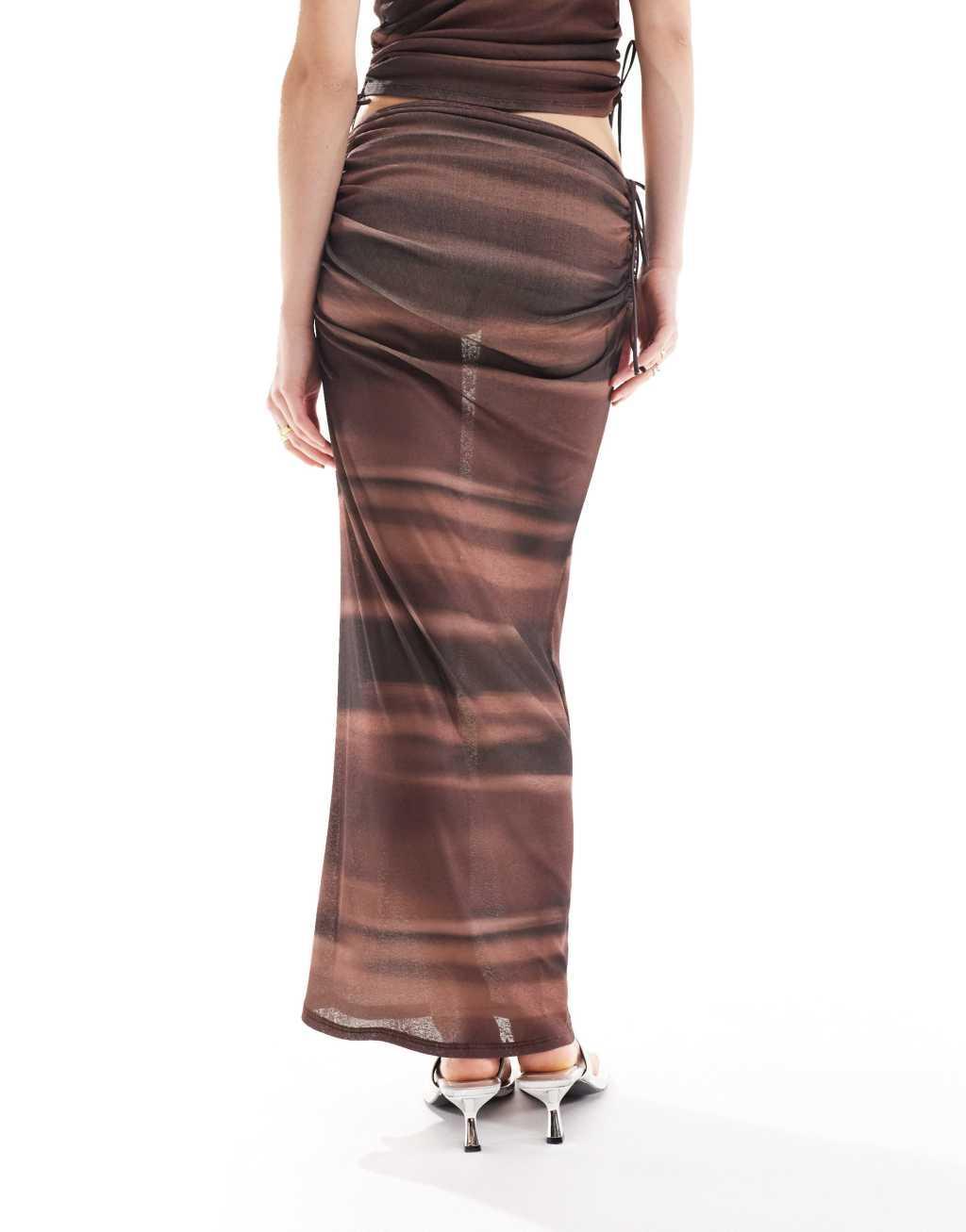 COLLUSION printed maxi skirt Product Image