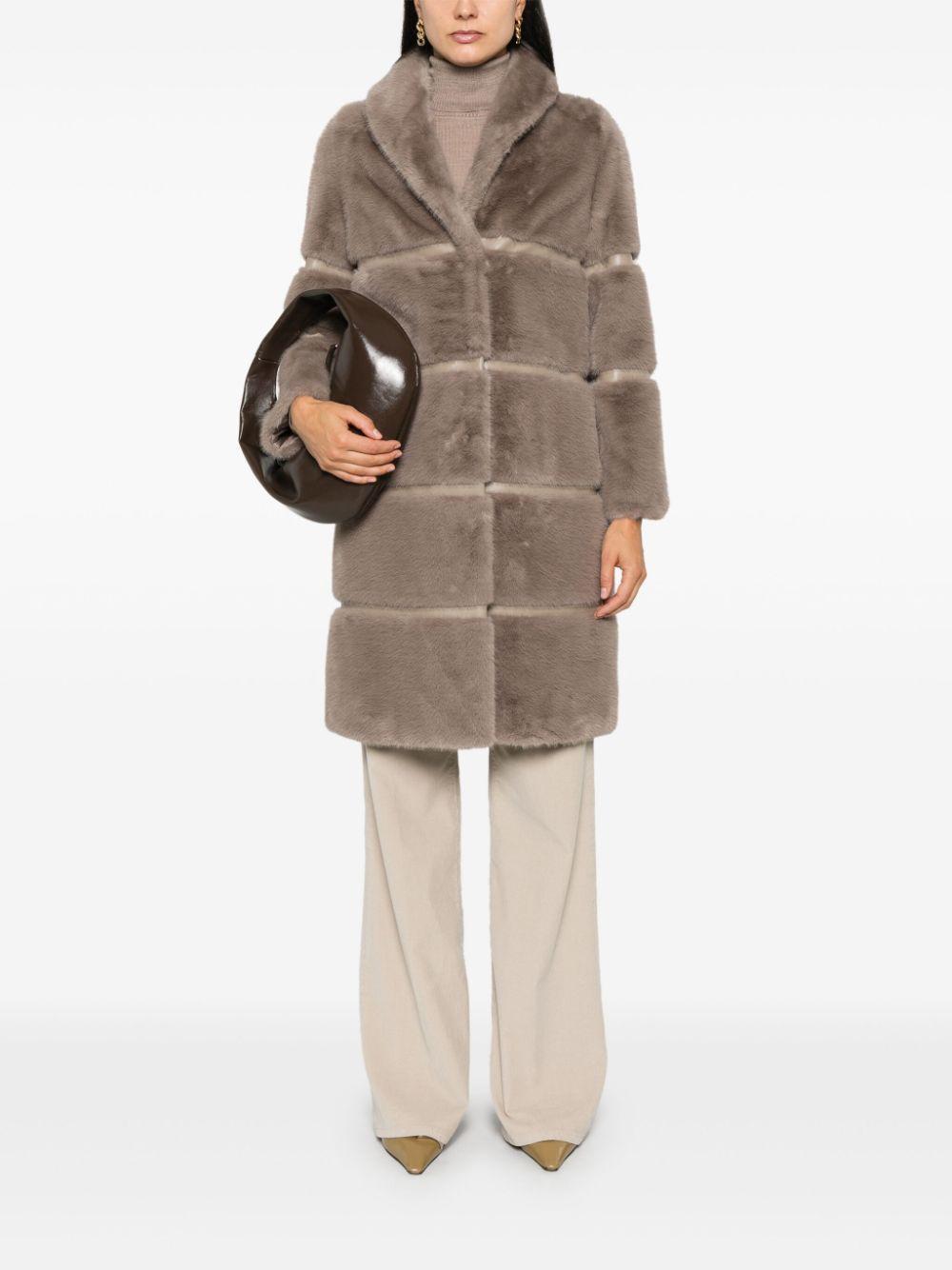 faux-shearling coat product image