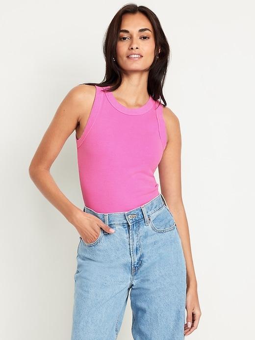 Snug Crop Tank Top Product Image