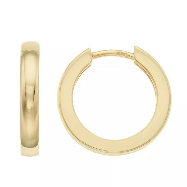 14k Gold Huggie Hoop Earrings, Womens Product Image