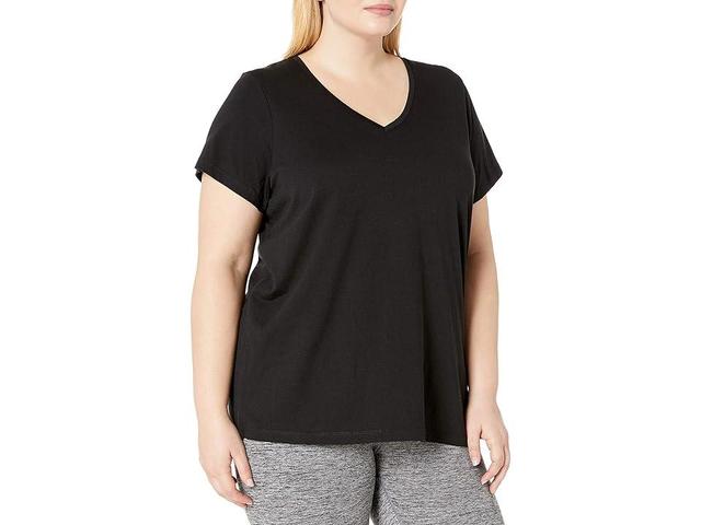 Hue Womens Sleepwell Solid S/S V-Neck T-Shirt with Temperature Regulating Technology Product Image