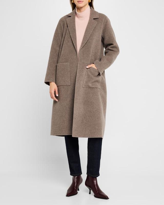 Double-Faced Brush Wool Coat Product Image