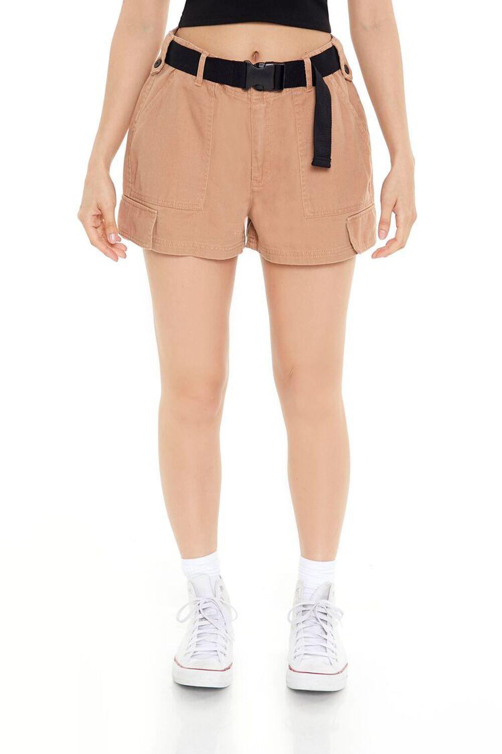 Release Buckle Cargo Shorts | Forever 21 Product Image