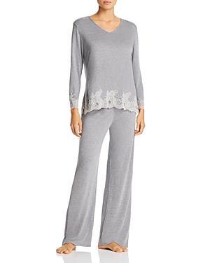 Womens Luxe Shangri La Two-Piece Pajama Set Product Image