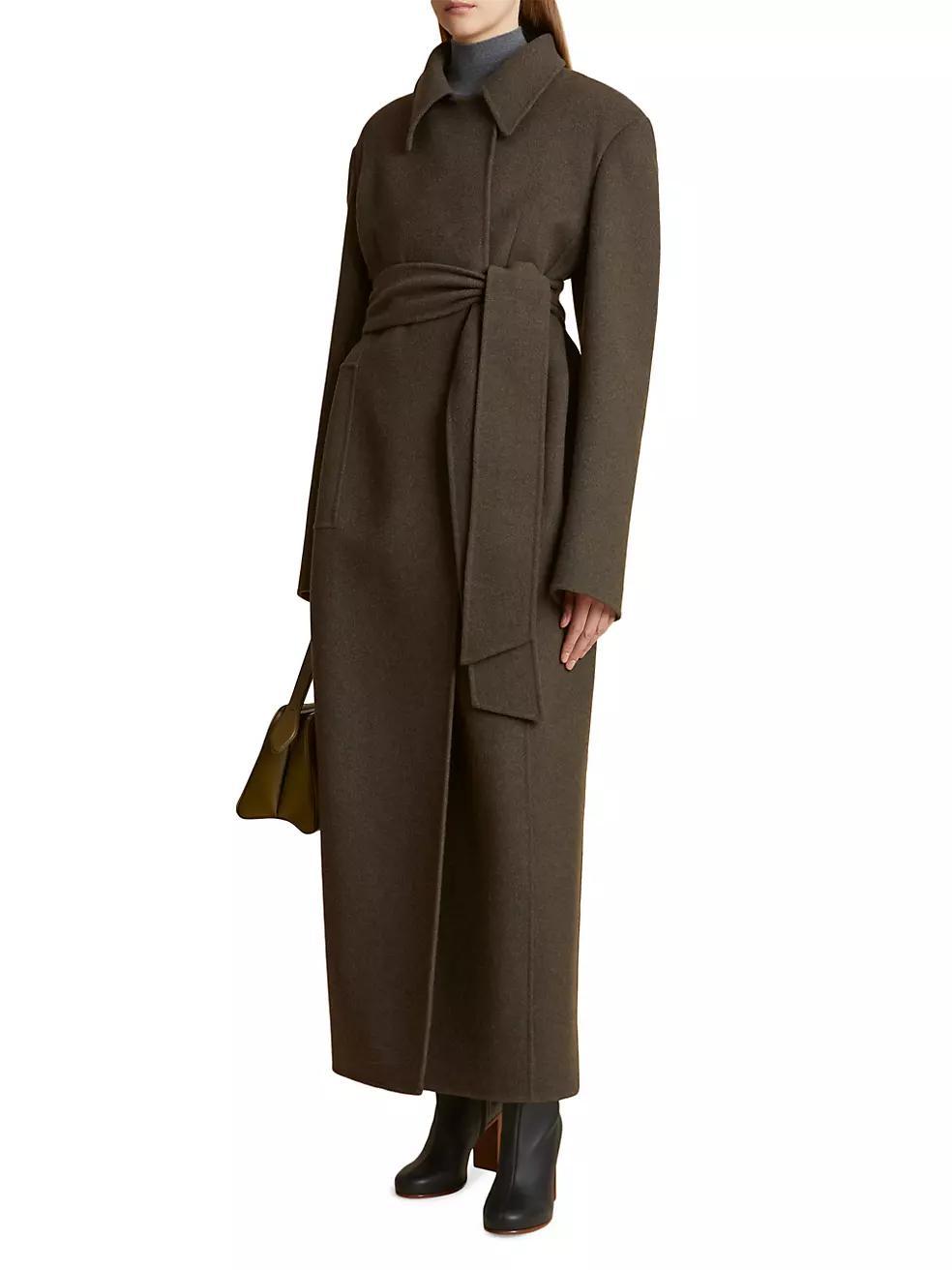 Lea Wool Belted Coat Product Image