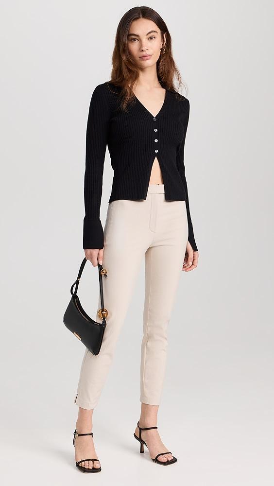 Reformation Valentina Ribbed Cardigan | Shopbop Product Image