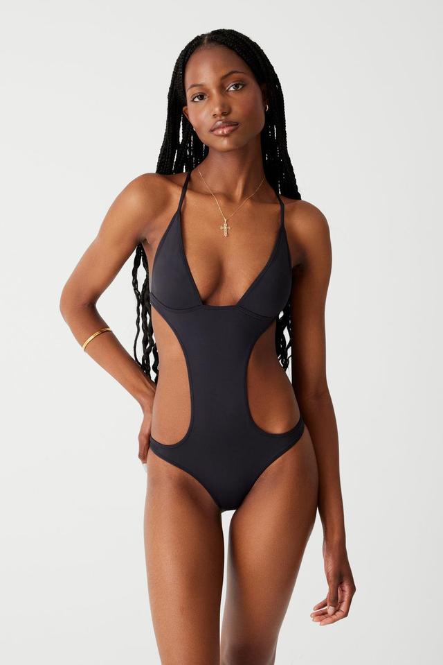 Cruise Monokini One Piece Swimsuit - Black Product Image