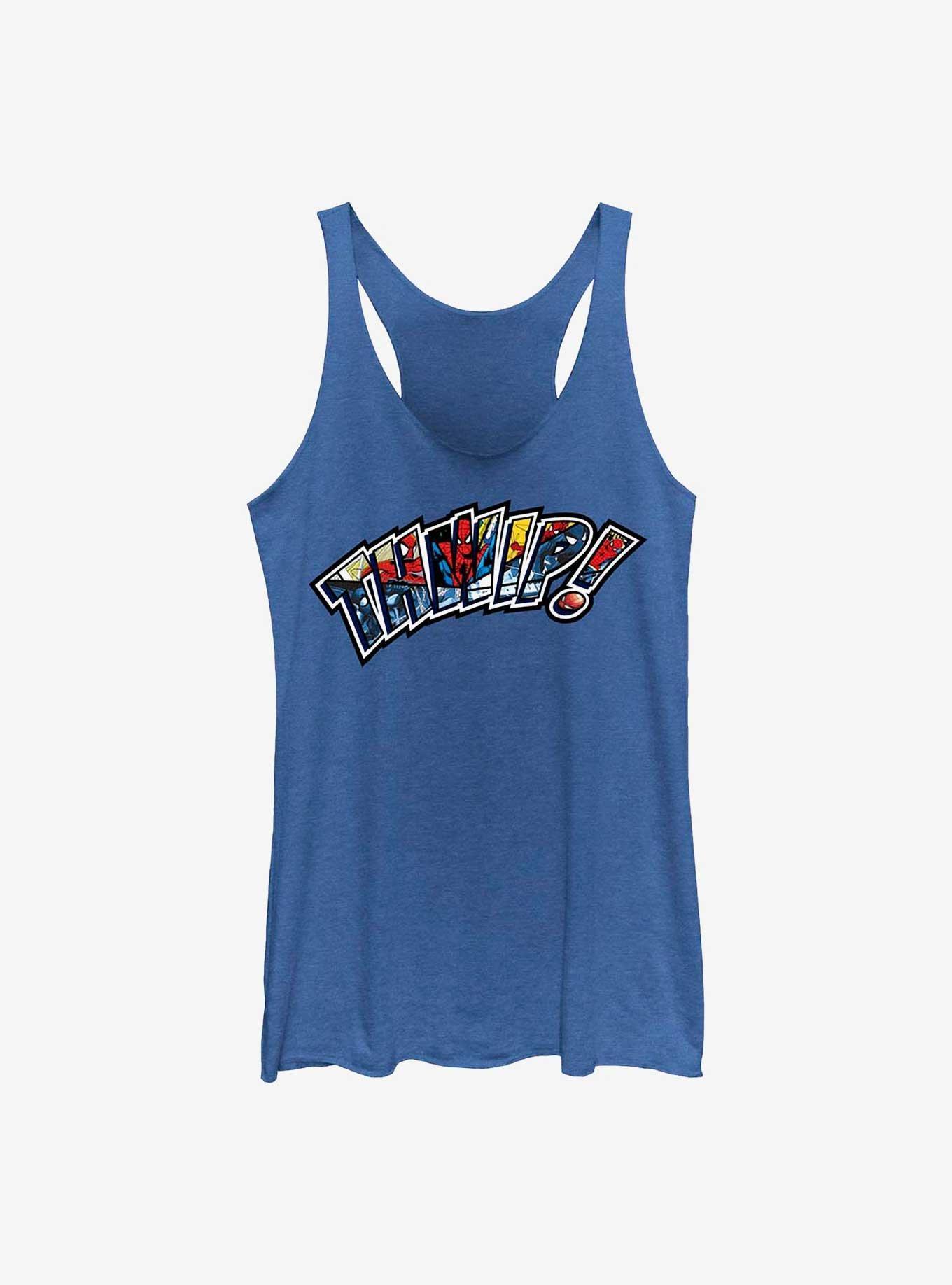 Marvel Spider-Man 60th Anniversary Thwip Spidey Panels Girls Tank Product Image