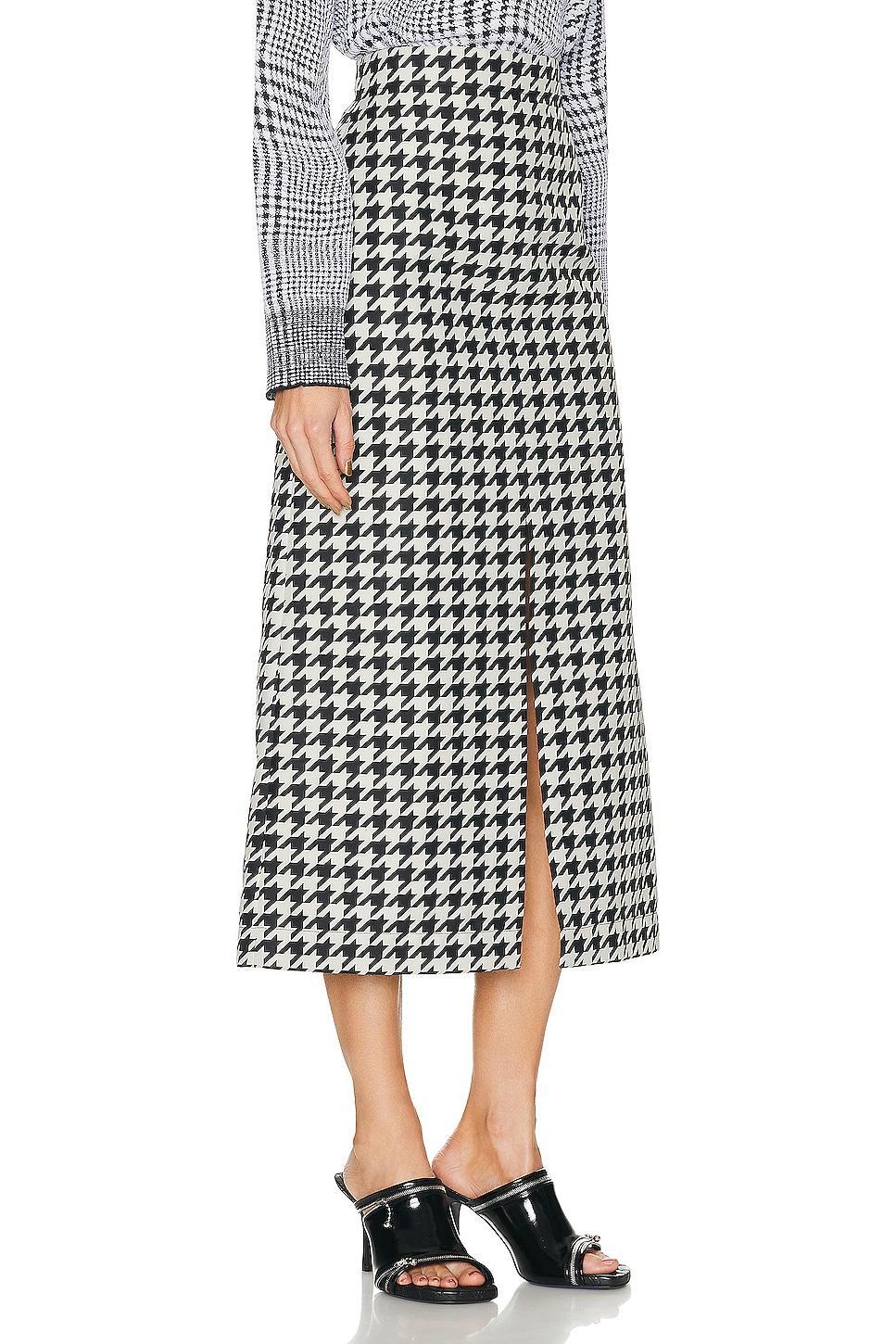 Burberry Straight Skirt in Grey Product Image