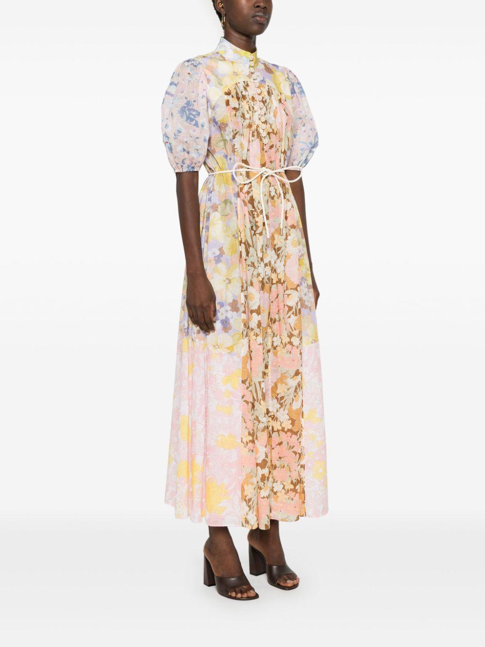 Pop floral-print maxi dress  Product Image