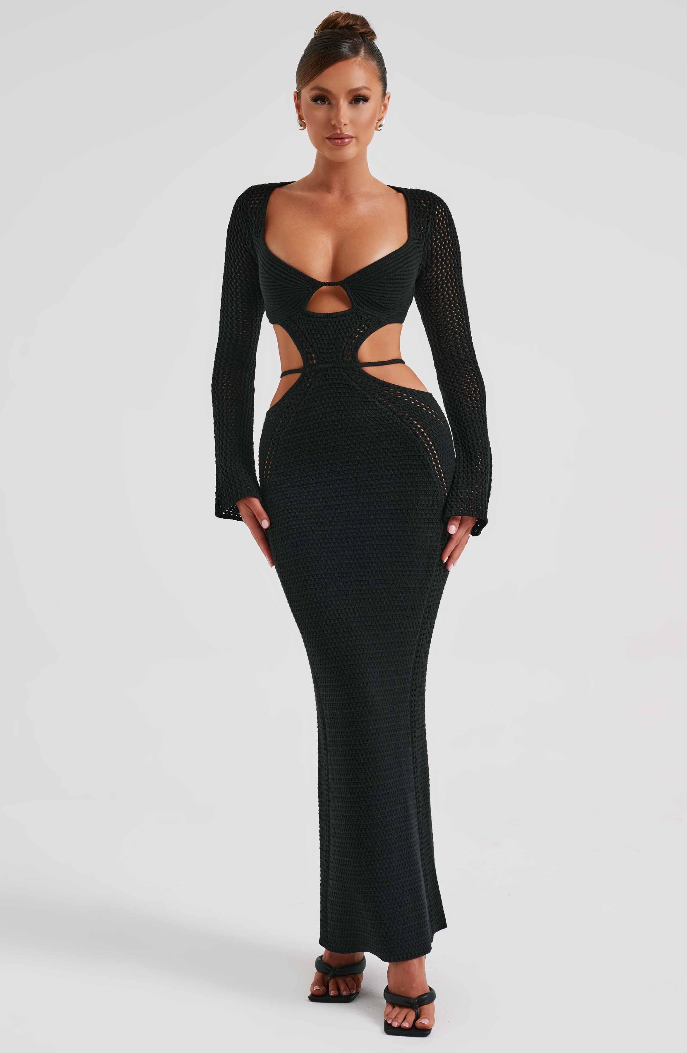 Nadine Maxi Dress - Black Product Image