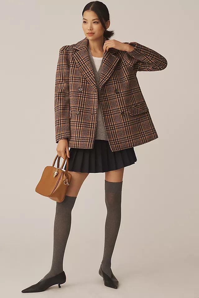 Maeve Puff-Sleeve Wool-Blend Blazer Product Image