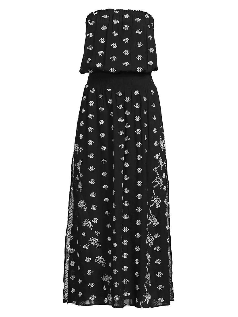 Cynthia Cotton Eyelet Midi-Dress Product Image