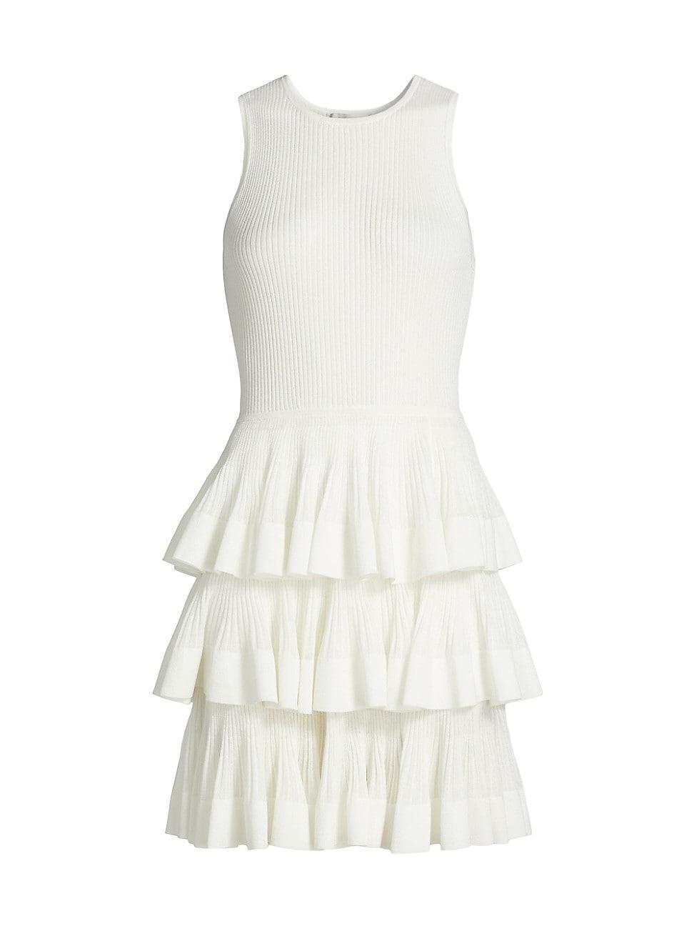 Womens Crush Sleeveless Ruffle Minidress Product Image