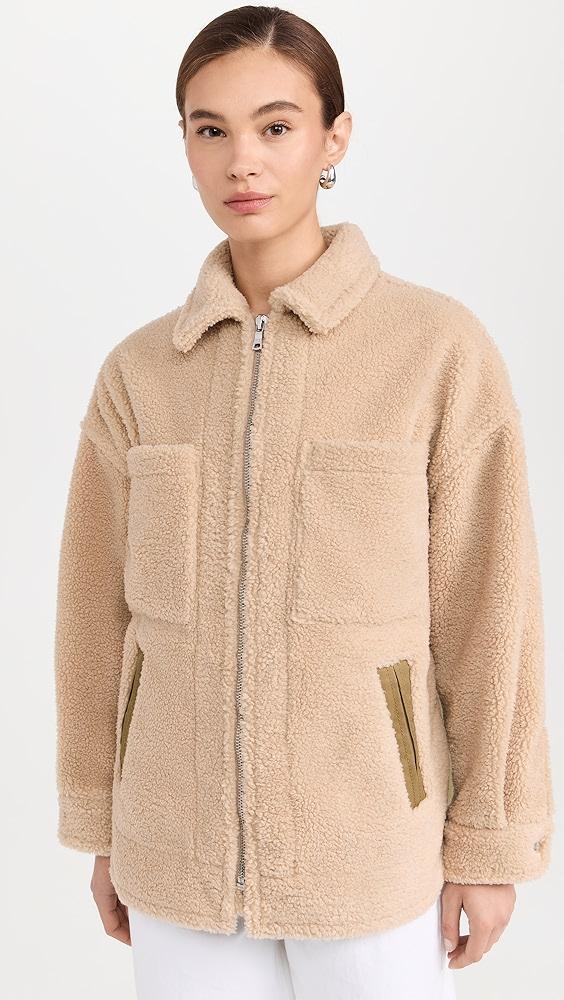 Marissa Webb Amari Sherpa Twill Jacket | Shopbop Product Image