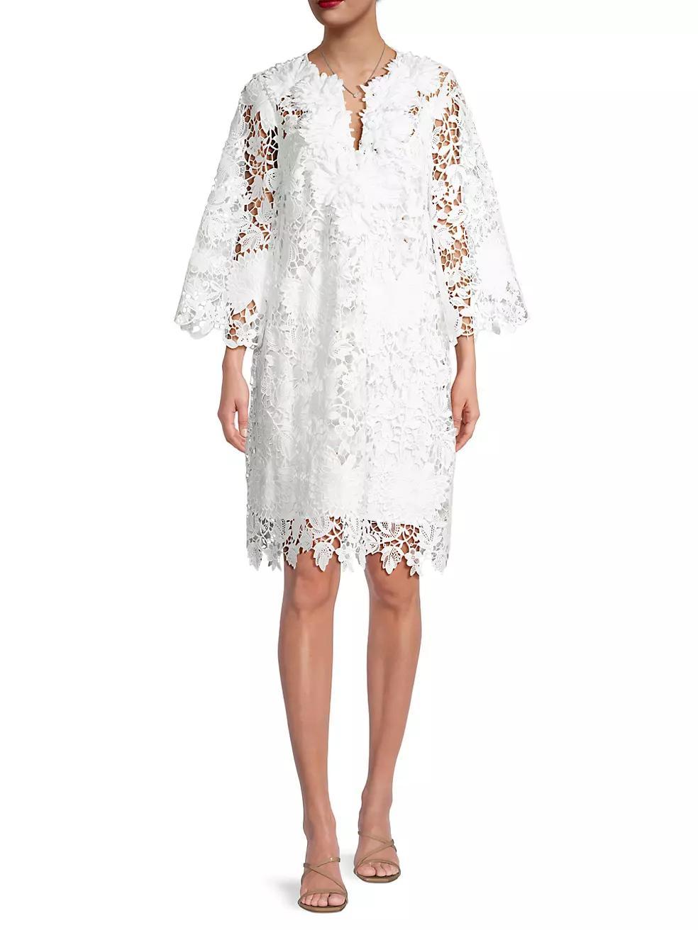 Hannah Sequined Lace Shift Dress Product Image