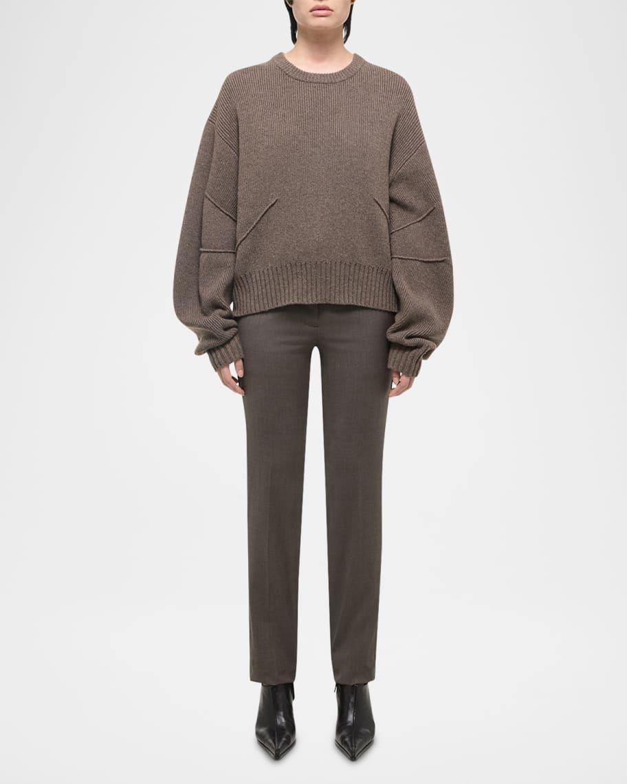 Apex Chunky Wool-Cashmere Sweater  Product Image