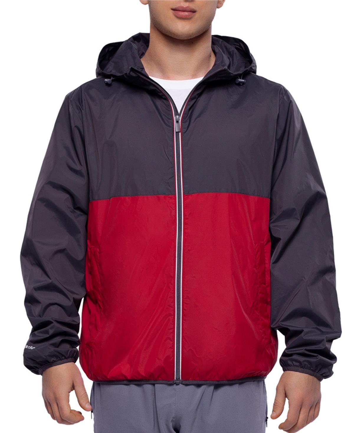 Mens Packable Mesh lined Lightweight Windbreaker Jacket Product Image