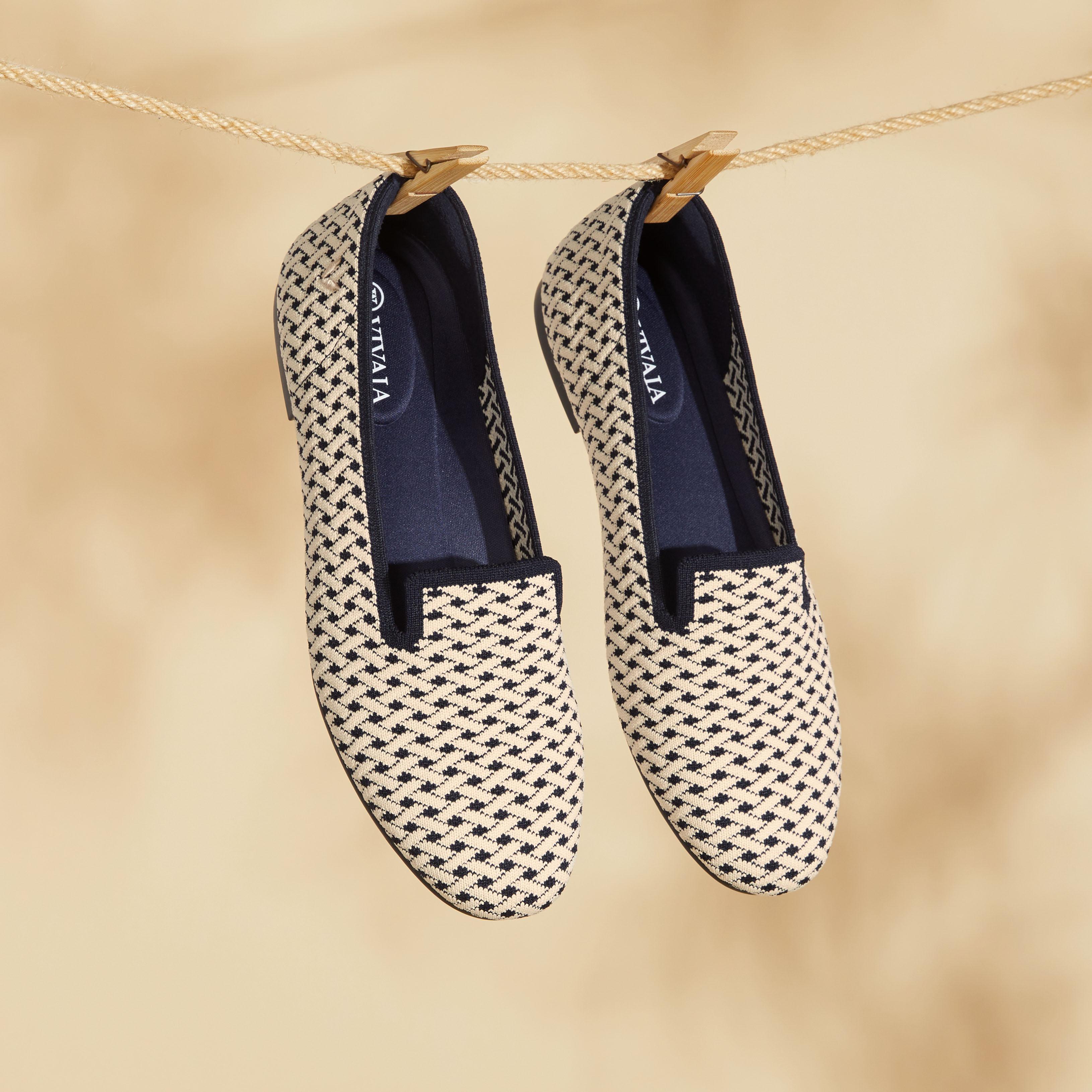 Round-Toe Woven Knit Loafer (Audrey) Product Image