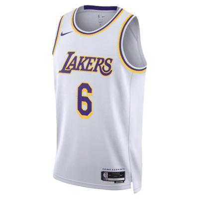 Los Angeles Lakers Association Edition 2022/23 Men's Nike Dri-FIT NBA Swingman Jersey Product Image