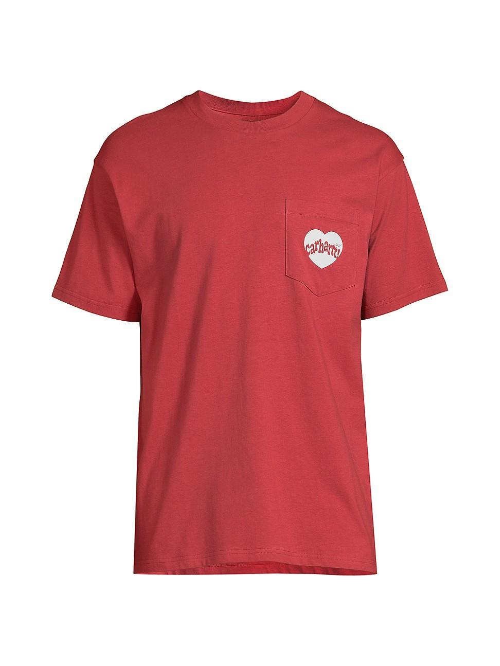 Mens Amour Logo Cotton T-Shirt Product Image