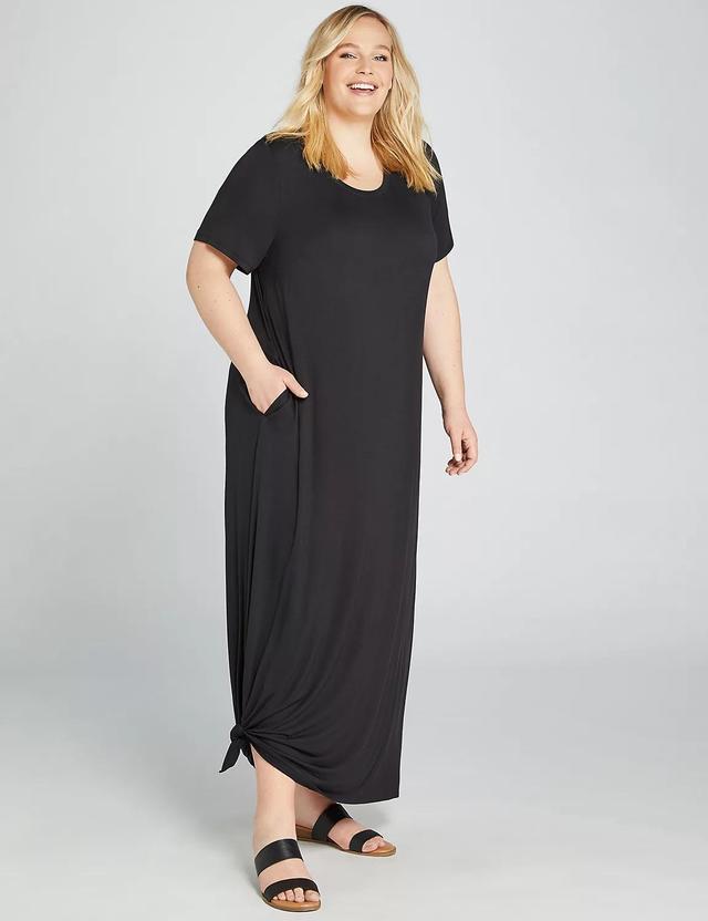 Tie-Hem Midi Dress Product Image