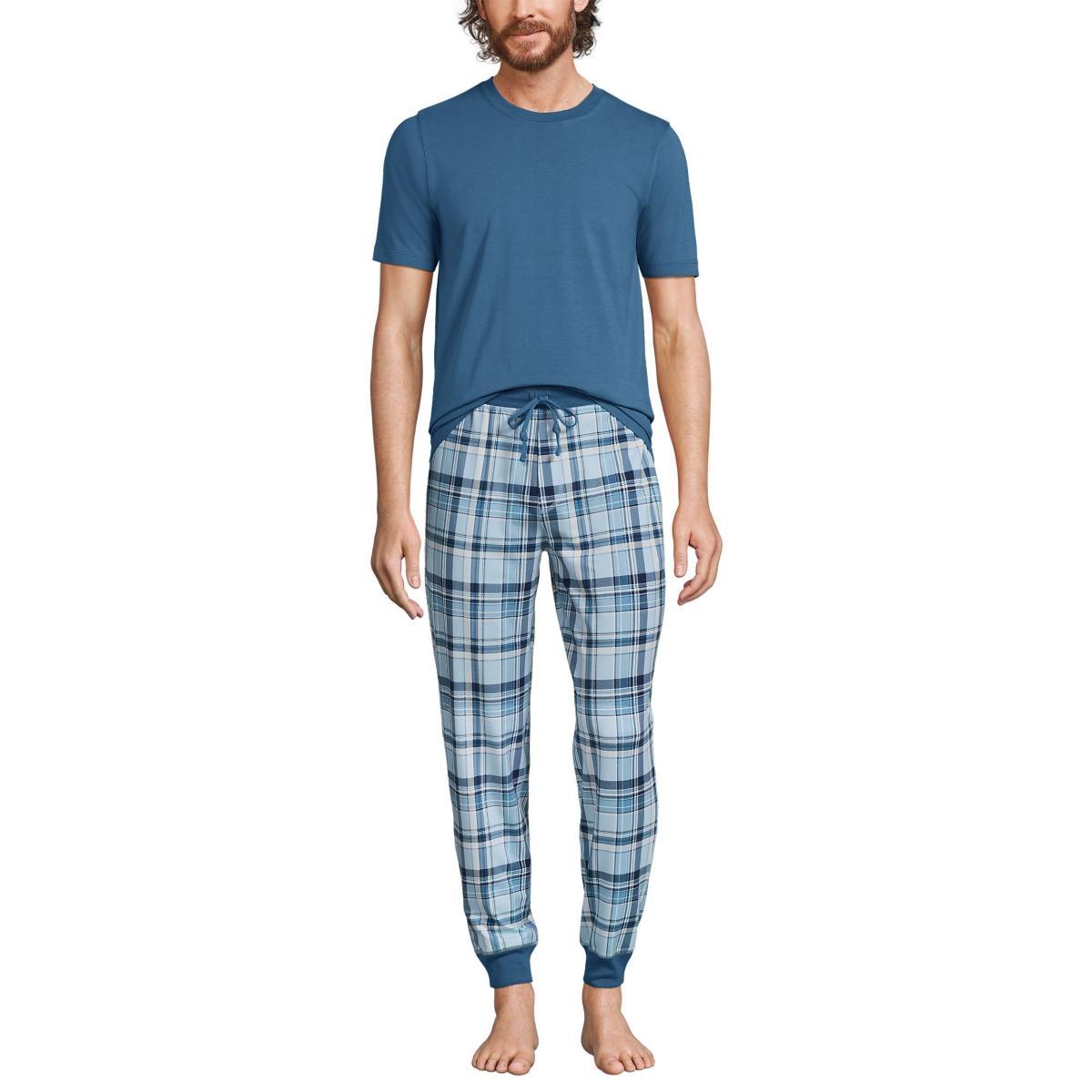 Mens Lands End Jersey Pajama Sleep Set Product Image