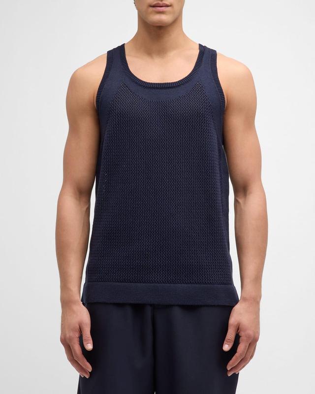 Mens Openwork Tank Top Product Image